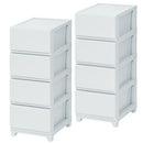 プラスチック チェスト 3段・4段・5段 スリム・ワイド 単品・セット