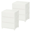 プラスチック チェスト 3段・4段・5段 スリム・ワイド 単品・セット