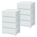 プラスチック チェスト 3段・4段・5段 スリム・ワイド 単品・セット