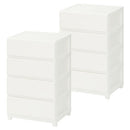 プラスチック チェスト 3段・4段・5段 スリム・ワイド 単品・セット