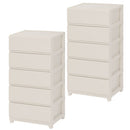 プラスチック チェスト 3段・4段・5段 スリム・ワイド 単品・セット