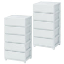 プラスチック チェスト 3段・4段・5段 スリム・ワイド 単品・セット