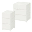 プラスチック チェスト 3段・4段・5段 スリム・ワイド 単品・セット