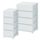 プラスチック チェスト 3段・4段・5段 スリム・ワイド 単品・セット