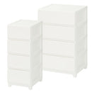 プラスチック チェスト 3段・4段・5段 スリム・ワイド 単品・セット