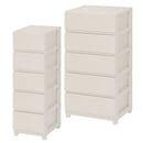 プラスチック チェスト 3段・4段・5段 スリム・ワイド 単品・セット