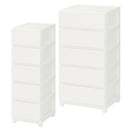 プラスチック チェスト 3段・4段・5段 スリム・ワイド 単品・セット