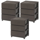 プラスチック チェスト 3段・4段・5段 スリム・ワイド 単品・セット