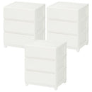 プラスチック チェスト 3段・4段・5段 スリム・ワイド 単品・セット