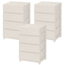 プラスチック チェスト 3段・4段・5段 スリム・ワイド 単品・セット