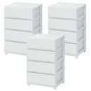 プラスチック チェスト 3段・4段・5段 スリム・ワイド 単品・セット