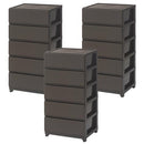 プラスチック チェスト 3段・4段・5段 スリム・ワイド 単品・セット