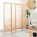 和風衝立〔4連タイプ〕 パーテーション おしゃれ パーティション 間仕切り 自立 4連 ブラインド 折りたたみ 持ち運び 衝立 木製 スリム 目隠し リビング 北欧 モダン ぼん家具