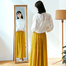 アンティーク調ミラー〔Eタイプ〕 姿見 全身鏡 スタンドミラー おしゃれ 収納 スリム アンティーク ゴールド 白 高さ160 横40 木製 インテリア 玄関 リビング 寝室 ぼん家具