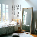 アンティーク調ミラー〔幅90cm〕開梱設置サービス無料 スタンドミラー 姿見鏡 全身鏡 おしゃれ 全身ミラー 姿見 大型鏡 アンティーク ゴールド 高さ180 幅90 ワイド 木製 レトロ 玄関 リビング 寝室 ぼん家具