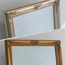 アンティーク調ミラー〔幅90cm〕開梱設置サービス無料 スタンドミラー 姿見鏡 全身鏡 おしゃれ 全身ミラー 姿見 大型鏡 アンティーク ゴールド 高さ180 幅90 ワイド 木製 レトロ 玄関 リビング 寝室 ぼん家具