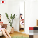 割れないミラー〔30×150cm〕 全身鏡 姿見鏡 姿見 割れない鏡 おしゃれ リビング 浴室 軽量 壁掛け 立て掛け 割れない ミラー スリム 日本製 ぼん家具