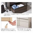 [ 幅60cm ] キューブボックス型テレビ台 テレビ台 ローボード おしゃれ キューブボックス キャビネット 収納 木製 北欧 引き出し 大容量 A4 フラップ扉 リビング 幅60 奥行40 高さ45 白 茶 ぼん家具