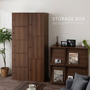 扉付き収納ボックス カラーボックス 収納ボックス 本棚 扉付き スリム 大容量 おしゃれ 収納ボックス コミックラック 木製 隙間収納 幅40cm a4 棚 漫画 ハイタイプ ぼん家具