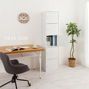 扉付き収納ボックス カラーボックス 収納ボックス 本棚 扉付き スリム 大容量 おしゃれ 収納ボックス コミックラック 木製 隙間収納 幅40cm a4 棚 漫画 ハイタイプ ぼん家具