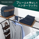 伸縮式つっぱり棚 突っ張り棚 突っ張り 棚 おしゃれ 突っ張りラック トイレ 上 収納 つっぱり棚 伸縮棚 木目調 トイレ収納 つっぱり 収納棚 つっぱり棒 木製 強力 伸縮 ぼん家具