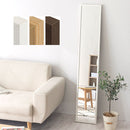 スタンドミラー〔幅27cm〕 姿見鏡 全身鏡 スタンドミラー 全身 150 ミラー 鏡 おしゃれ 折りたたみ式 幅27cm スタンド スリム 自立 飛散防止 木製フレーム 玄関 リビング ぼん家具