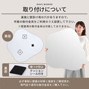 ウェーブミラー 鏡 壁掛け ウォールミラー ノンフレーム 姿見 飛散防止 ウェーブミラー 約 幅80cm 90cm 玄関鏡 フレームレス 化粧 鏡台 韓国風 波形ミラー 大きめ ぼん家具