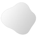 ウェーブミラー 鏡 壁掛け ウォールミラー ノンフレーム 姿見 飛散防止 ウェーブミラー 約 幅80cm 90cm 玄関鏡 フレームレス 化粧 鏡台 韓国風 波形ミラー 大きめ ぼん家具