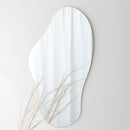ウェーブミラー 鏡 壁掛け ウォールミラー ノンフレーム 姿見 飛散防止 ウェーブミラー 約 幅65 115 玄関鏡 フレームレス 化粧 鏡台 韓国風 波形ミラー 雲形 大型 ぼん家具