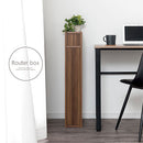 ルーターボックス ルーター収納ボックス 扉付き 3段 可動棚 ラック スリム ケーブル 配線 隠す 木製 A4 ぼん家具