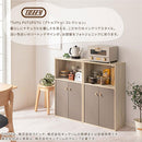 扉付き収納ラック