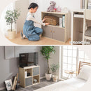 収納ボックス 収納ボックス 本棚 ラック キューブボックス収納 韓国インテリア グレージュ PUTUPUTU