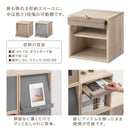 木製キューブボックス〔幅35cm〕 木製キューブボックス〔幅35cm〕 本棚 ラック キューブボックス収納 韓国インテリア グレージュ PUTUPUTU