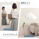 アクリルミラー〔4枚セット〕 割れない鏡 姿見 全身鏡 ウォールミラー アクリルミラー 約 30×30cm 四角 4枚セット おしゃれ 貼る鏡 壁 穴あけ不要 粘着シール付き 軽量 ぼん家具