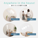 アクリルミラー〔4枚セット〕 割れない鏡 姿見 全身鏡 ウォールミラー アクリルミラー 約 30×30cm 四角 4枚セット おしゃれ 貼る鏡 壁 穴あけ不要 粘着シール付き 軽量 ぼん家具