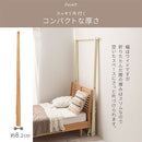 木製ハンガーラック〔幅115cm〕 ハンガーラック ロング 幅115cm 高さ175cm ウッド 折りたたみ シンプル 洋服ハンガーラック コートハンガー 洋服掛け ホワイト ナチュラル ブラウン ぼん家具
