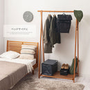 木製ハンガーラック〔幅115cm〕 ハンガーラック ロング 幅115cm 高さ175cm ウッド 折りたたみ シンプル 洋服ハンガーラック コートハンガー 洋服掛け ホワイト ナチュラル ブラウン ぼん家具