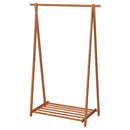 木製ハンガーラック〔幅115cm〕 ハンガーラック ロング 幅115cm 高さ175cm ウッド 折りたたみ シンプル 洋服ハンガーラック コートハンガー 洋服掛け ホワイト ナチュラル ブラウン ぼん家具