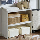 木製整理棚〔奥行26cm〕 コの字ラック 2個セット 木製 整理棚 収納ラック 積み重ね クローゼット 押入れ ぼん家具