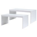 木製整理棚〔奥行37cm〕 コの字ラック 2個セット 木製 整理棚 収納ラック 積み重ね クローゼット 押入れ ぼん家具