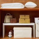 木製整理棚〔奥行37cm〕 コの字ラック 2個セット 木製 整理棚 収納ラック 積み重ね クローゼット 押入れ ぼん家具