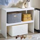 木製整理棚〔奥行37cm〕 コの字ラック 2個セット 木製 整理棚 収納ラック 積み重ね クローゼット 押入れ ぼん家具