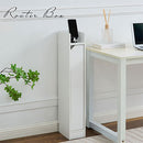 ルーターボックス ルーターボックス 電話台 ルーター収納 ケーブルラック 配線カバー ルーター ケーブル コード隠し 収納 隙間収納 モデム 電源タップ 目隠し 可動棚 木 ぼん家具