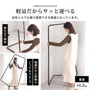 コーナーハンガーラック 衣類収納 ハンガーラック コーナーハンガーラック L字 パイプハンガー 洋服掛けラック ワードローブ 洋服ラック スリム 低め スチール 天然木 ぼん家具