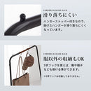 コーナーハンガーラック 衣類収納 ハンガーラック コーナーハンガーラック L字 パイプハンガー 洋服掛けラック ワードローブ 洋服ラック スリム 低め スチール 天然木 ぼん家具