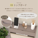 ケーブルボックス〔小〕 ケーブルボックス ルーター収納 充電ステーション スリム ルーター 収納 ボックス ルーターボックス コンセントボックス コード 電源タップ収納 小 PUTUPUTU