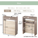 ケーブルボックス〔大〕 ルーターボックス 可動棚 韓国インテリア グレージュ ケーブル 電源タップ 収納 薄型 PUTUPUTU