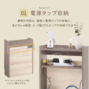 ケーブルボックス〔大〕 ルーターボックス 可動棚 韓国インテリア グレージュ ケーブル 電源タップ 収納 薄型 PUTUPUTU
