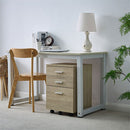 サイドチェスト サイドチェスト キャスター キャビネット デスクワゴン 3段 サイドワゴン 引き出し シンプル 北欧 木製 デスク下 整理整頓 A4サイズ 収納 書類 ぼん家具