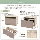 キューブボックス型テレビ台 キューブボックス型テレビ台 テレビ台 ロータイプ 韓国インテリア グレージュ PUTUPUTU